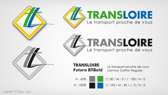 Logotype Transloire, le transport proche de vous