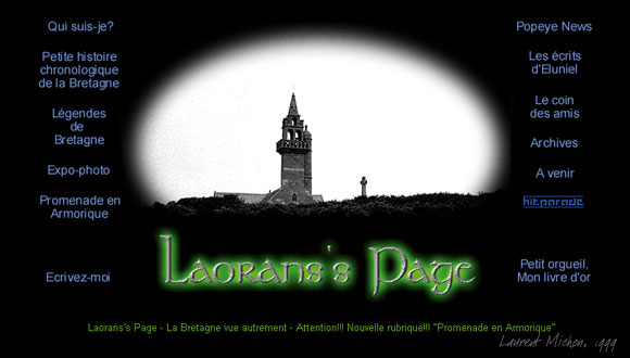 Laorans's Page version 2 - page web perso