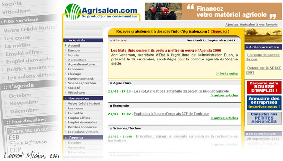 Portail agricole Agrisalon.com