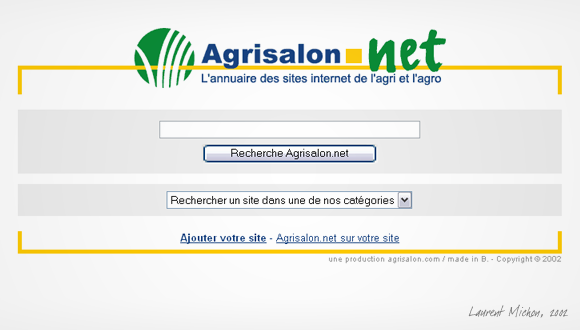 Agrisalon.net, annuaire de sites Web agricoles