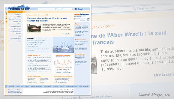 Création du site Telemer.com