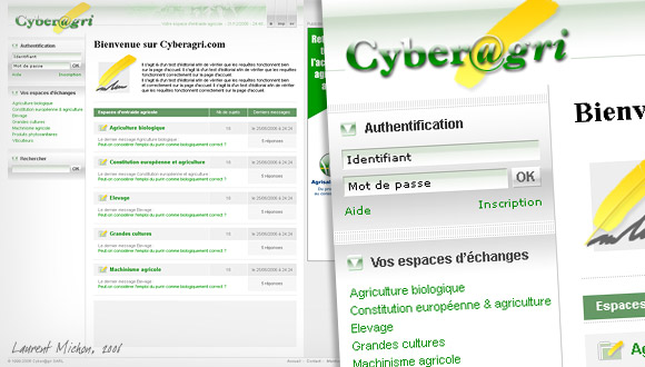 Site Cyberagri.com, 2006