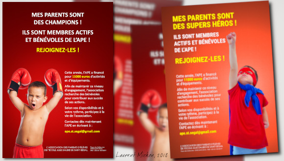 Affichette : mes parents sont des champions