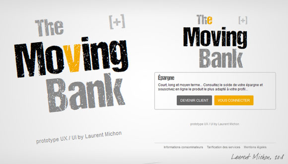 Prototype UX de site seb bancaire