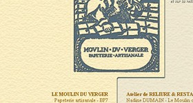 Moulinduverger.com, papeterie artisanale & atelier de reliure