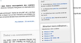 Site Web Sécurité, banque & Internet