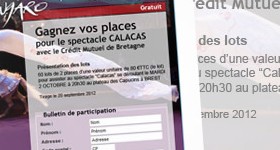 Bulletin de participation au Grand Jeu Spectacle Calacas