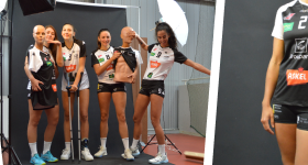 Shooting des joueuses du Quimper Volley